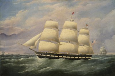 Klipperschiff American Eagle, 1856 von G. Dell